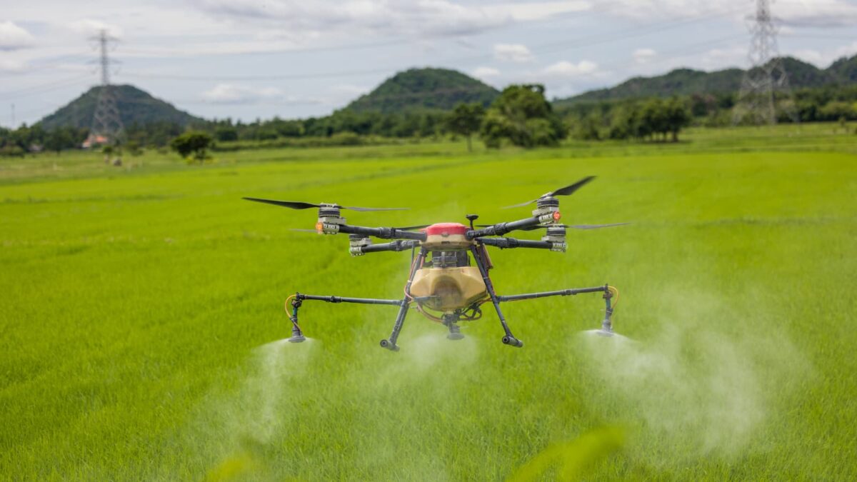 dron v polnohospodarstve